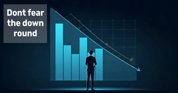 Down round in valuation for startups